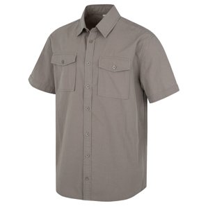 Husky Pánská košile s krátkým rukávem Grimy M šedá Velikost: XL