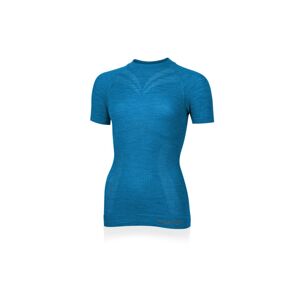 Lasting dámské merino triko MALBA modré Velikost: L/XL