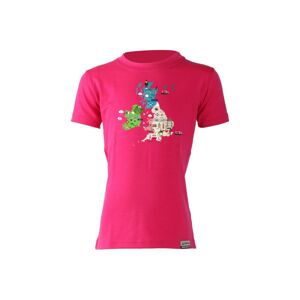 Lasting dětské merino triko NORD růžové Velikost: 120 dětské triko