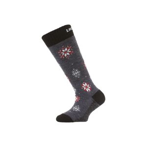 Lasting dětské merino lyžařské ponožky SJA modré Velikost: (34-37) S ponožky