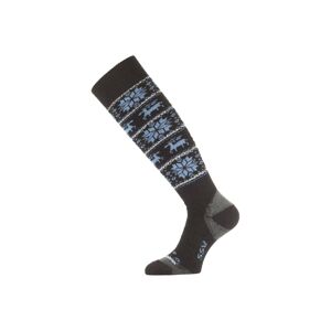 Lasting SSW 905 černá merino ponožky lyžařské Velikost: (38-41) M ponožky