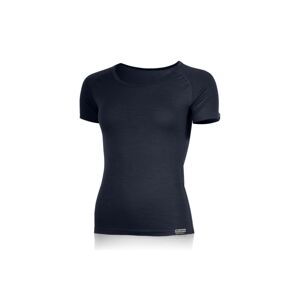 Lasting dámské merino triko TARGA modré Velikost: S dámské tričko s krátkým rukávem