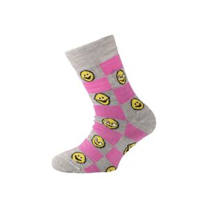 Lasting dětské merino ponožky TJE růžové Velikost: (34-37) S ponožky