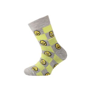 Lasting dětské merino ponožky TJE žluté Velikost: (24-28) XXS ponožky