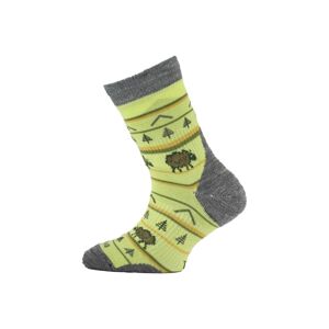 Lasting dětské merino ponožky TJL žlutá Velikost: (34-37) S ponožky