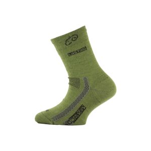 Lasting dětské merino ponožky TJS zelené Velikost: (34-37) S ponožky