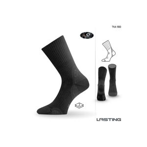 Lasting TKA 900 černá vlněné zimní ponožky Velikost: (46-49) XL ponožky