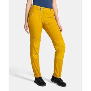 Kilpi HOSIO-W Zlatá Velikost: 42 dámské outdoorové kalhoty