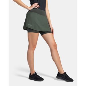 Kilpi TITICACA-W Tmavě zelená Velikost: 44 dámská běžecká sukně
