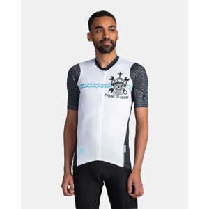 Kilpi RIVAL-M Bílá Velikost: M pánský cyklistický dres