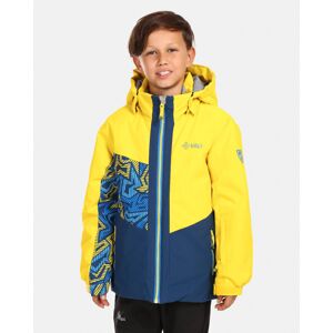 Kilpi ATENI-JB Žlutá Velikost: 158 dětská lyžařská bunda