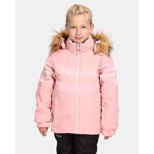 Kilpi DALILA-JG Světle růžová Velikost: 152 dětská lyžařská bunda