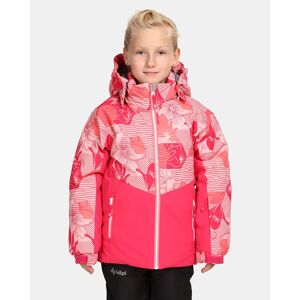 Kilpi SAMARA-JG Růžová Velikost: 110 dívčí lyžařská bunda