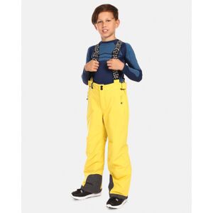 Kilpi MIMAS-J Žlutá Velikost: 122 dětské lyžařské kalhoty