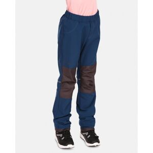 Kilpi RIZO-J Tmavě modrá Velikost: 110 dětské softshellové kalhoty