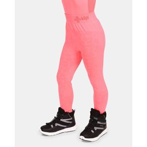Kilpi OLINE-JG Růžová Velikost: 10 dívčí bezešvé termo kalhoty