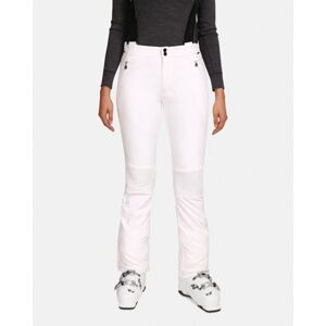 Kilpi DIONE-W Bílá Velikost: 36 short dámské lyžařské kalhoty