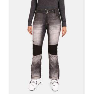 Kilpi JEANSO-W Černá Velikost: 36 short dámské lyžařské kalhoty