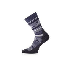 Lasting merino ponožky WLI modré Velikost: (38-41) M