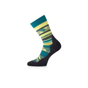 Lasting merino ponožky WLI zelené Velikost: (42-45) L