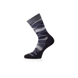 Lasting merino ponožky WLJ šedé Velikost: (42-45) L unisex ponožky