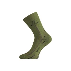 Lasting WLS 699 zelená vlněná ponožka Velikost: (38-41) M ponožky