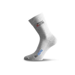Lasting XOL 800 šedá turistická ponožka Velikost: (42-45) L ponožky