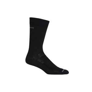 Pánské merino ponožky ICEBREAKER Mens Hike Liner Crew, Black velikost: 42-44 (M)