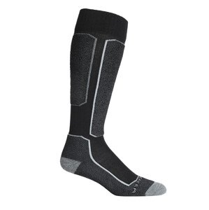 Pánské merino ponožky ICEBREAKER Mens Ski+ Light OTC, Black velikost: 42-44 (M)