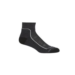 Pánské merino ponožky ICEBREAKER Mens Hike+ Light Mini, Jet Heather velikost: 42-44 (M)