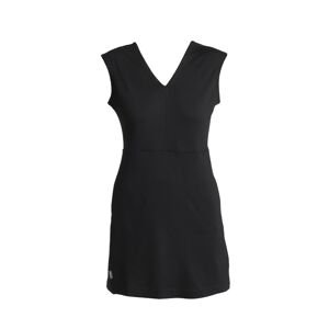 Dámské merino šaty ICEBREAKER Wmns Merino 200 Granary Sleeveless V Neck Dress, Black velikost: L
