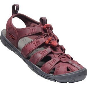 Keen CLEARWATER CNX LEATHER WOMEN wine/red dahlia Velikost: 37 dámské sandály