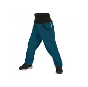 Unuo, Dětské softshellové kalhoty s fleecem Street, Kobaltová Velikost: 104/110 dětské kalhoty