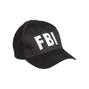 MIL-TEC® Čepice baseball s nápisem 'FBI' ČERNÁ Barva: Černá