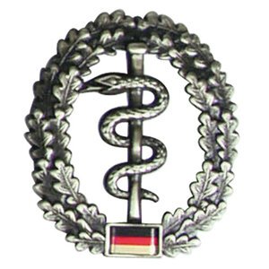 Bundeswehr Odznak BW na baret Sanitätstruppe