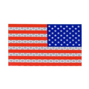 MILITARY RANGE ášivka IFF IR vlajka USA VELCRO reverzní BAREVNÁ