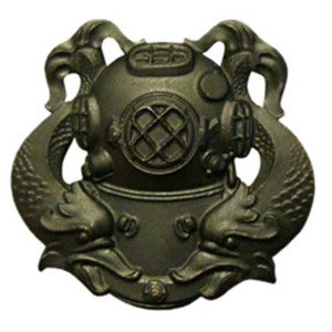 Armáda U.S. Odznak US DIVER 1st Class ČERNÝ Barva: Černá