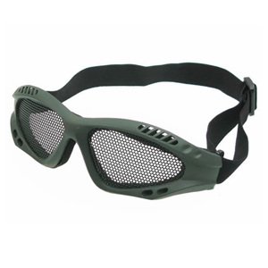 KOMBAT Brýle s kovovou mřížkou ZELENÉ Barva: Zelená