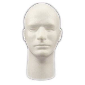 ROTHCO Figurína mužská hlava s tváří polystyren