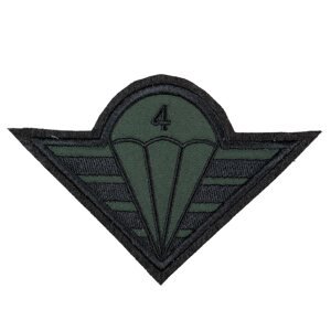 NAVYS Nášivka 4.výsadková BRIGÁDA rychlého nasazení bojová zelená Barva: Zelená
