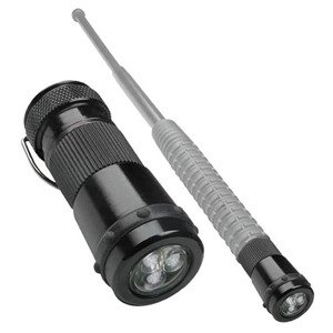 ESP Svítilna k telesk. obušku dlouhá 3 LED/6 ks baterií ČERNÁ Barva: Černá