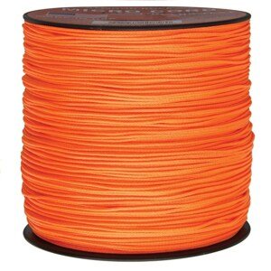 ostatní Šňůra MINI PARACORD nylon 1,12mm / 300m NEON ORANGE Barva: Oranžová