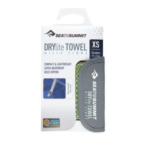 Ručník Sea to Summit DryLite Towel velikost: X-Small 30 x 60 cm, barva: zelená